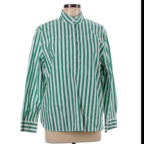 J. Crew 100% Cotton Button-Down - Size 12 - EUC - Picture 1 of 4
